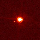 Eris and its moon seen from Hubble