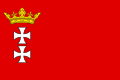 Flag of Gdańsk (1996-present, rare informal variant)