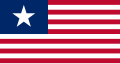 1836–1839 The Lone Star and Stripes/Ensign of the First Texas Navy/War Ensign; it was the de facto national flag between 1835 and 1839