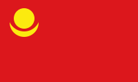Flagge der Mongolei 1921–1924 Seitenverhältnis 2:3