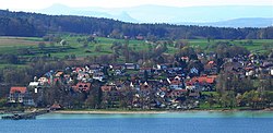 Gaienhofen seen from Switzerland