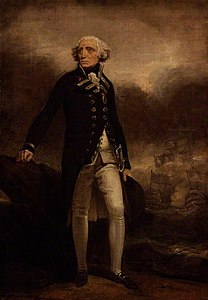 Richard Howe, 1st Earl Howe, c 1795.