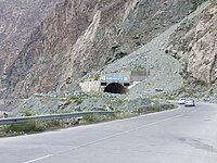 Tunnels are common in Gilgit