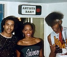 Shalamar in 1983 (left to right: Howard Hewett, Jody Watley and Jeffrey Daniel)