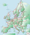 Streckenverlaufsplan des EuroVelo
