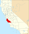 State map highlighting Monterey County