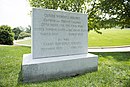 Gravesite of Justice Oliver Holmes at Arlington National Cemetery in Arlington, Virginia