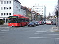 Regionalbus in der Bahnhofstraße