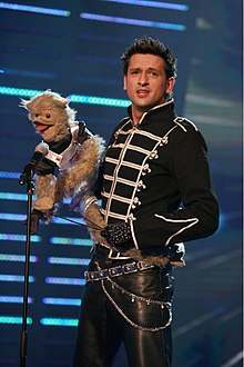 Scott on Britain's Got Talent in June 2007