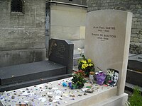 Grave of Jean-Paul Sartre and Simone de Beauvoir