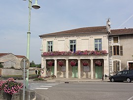 The town hall in Sorcy-Saint-Martin