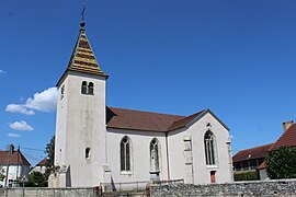 The church in Sornay