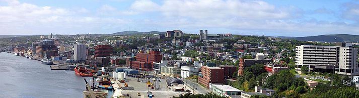Skyline of St. John's, Newfoundland and Labrador
