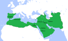 Umayyad Caliphate AD 750.