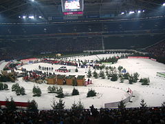Biathlon and a variety of winter sport events are hosted at the S04 Veltins-Arena