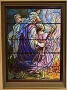 Tiffany stained-glass window, c. 1910