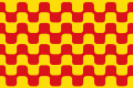 Fahne der Stadt Tarragona (nicht anerkannt durch die Generalitat de Catalunya)