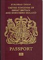 British Citizen passport issued prior to 30 March 2019 (last EU design issued to British Citizens)
