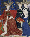 Image 10Christine de Pizan presents her book to Queen Isabeau of Bavaria. (from History of feminism)
