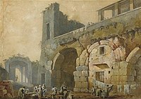 Flavian Amphitheater in Pozzuoli, n.d., private collection.