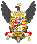 Coat of arms as King of Sicily (1759–1816)[6]