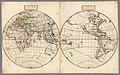 World map as it appears in Nicolosi's Dell'Hercole e studio geografico, 1660