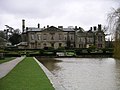 The West Wing, lake and gardens.