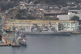 JS Teruzuki (DD-116) and JS Suzutuki (DD-117) at Nagasaki shipyard