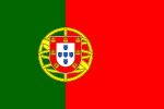 Flag of Portugal (charged vertical bicolour)