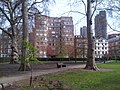 Florin Court from Charterhouse Square garden
