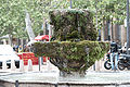 The Fontaine des Neuf-Canons, one of the two moss fountains in the Cours Mirabeau in Aix-en-Provence (18th century).