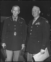 Generals George C. Marshall and Henry "Hap" Arnold in 1944.