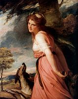 Emma as a Bacchante, by George Romney, 1785