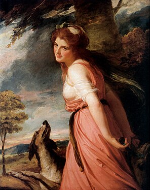 Emma Hamilton as a bacchante (1785)