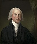 The fourth President of the United States, James Madison, c. 1821, National Gallery of Art