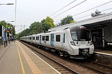 Great Northern Class 717 Desiro City 717016 at Palmers Green