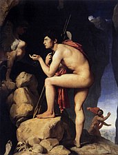 Oedipus and the Sphinx by Jean-Auguste-Dominique Ingres (1800)