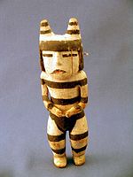 Kachina doll (fetish) of a Koshare, c. 19th century, private collection.
