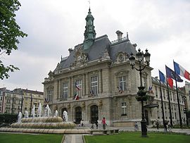 The town hall of Levallois-Perret