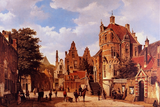 Barend Cornelis Koekkoek (undated): Old Amsterdam, private collection.