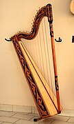 A Paraguayan harp; the Chilean is very similar