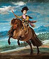 Prinz Baltasar Carlos zu Pferd (Velázquez 1634/35)