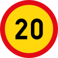 Speed limit 20