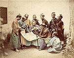Satsuma-Samurai (Foto aus der zweiten Hälfte des 19. Jahrhunderts)