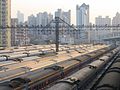 Image 26A coach yard in Shanghai, China (from Rail yard)