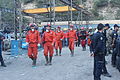 Gendarmerie Search and Rescue Battalion Command teams during Soma mine disaster