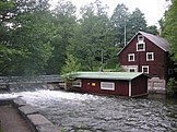 An old mill at River Vääksynjoki, Asikkala
