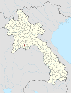 Location of Viengkham district in Laos