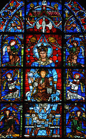 Bay 30 Notre-Dame de la Belle Verrière, detail