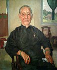 Portrait of Madam Cheng (1941) Oil on board Xu Beihong